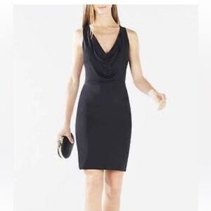 BCBG MAXAZRIA ORIELE TWIST-BACK DRESS